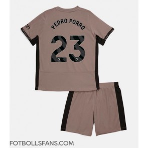 Tottenham Hotspur Pedro Porro #23 Replika Tredje Tröja Barn 2023-24 Kortärmad (+ Korta byxor)